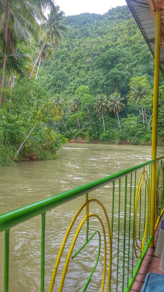 Loboc river view from the floating restaurant