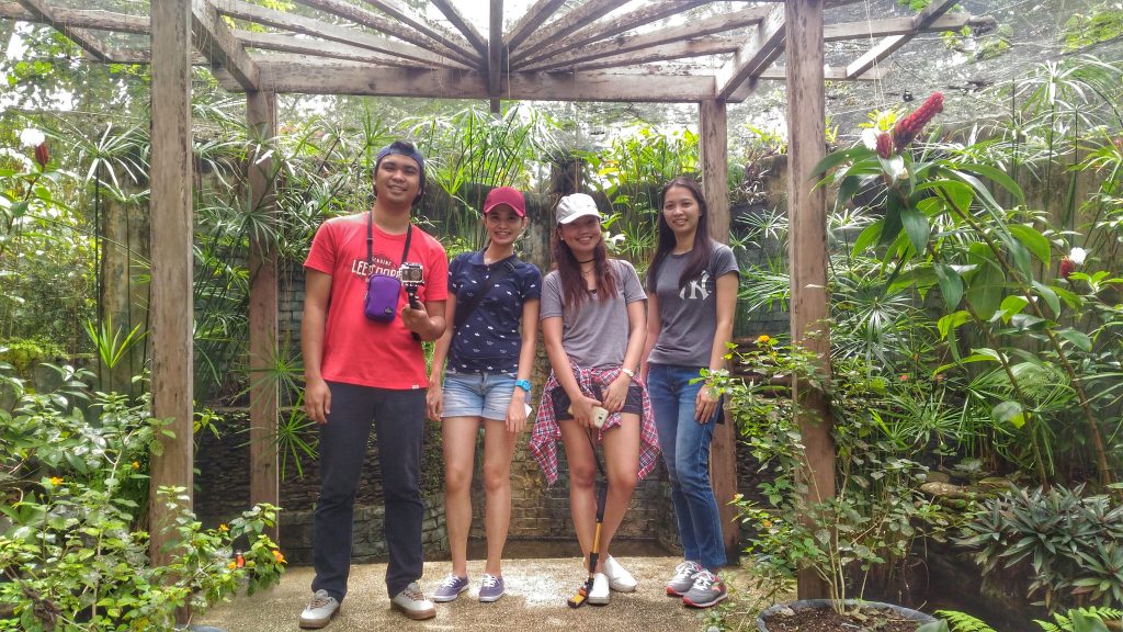 group picture in a gazebo